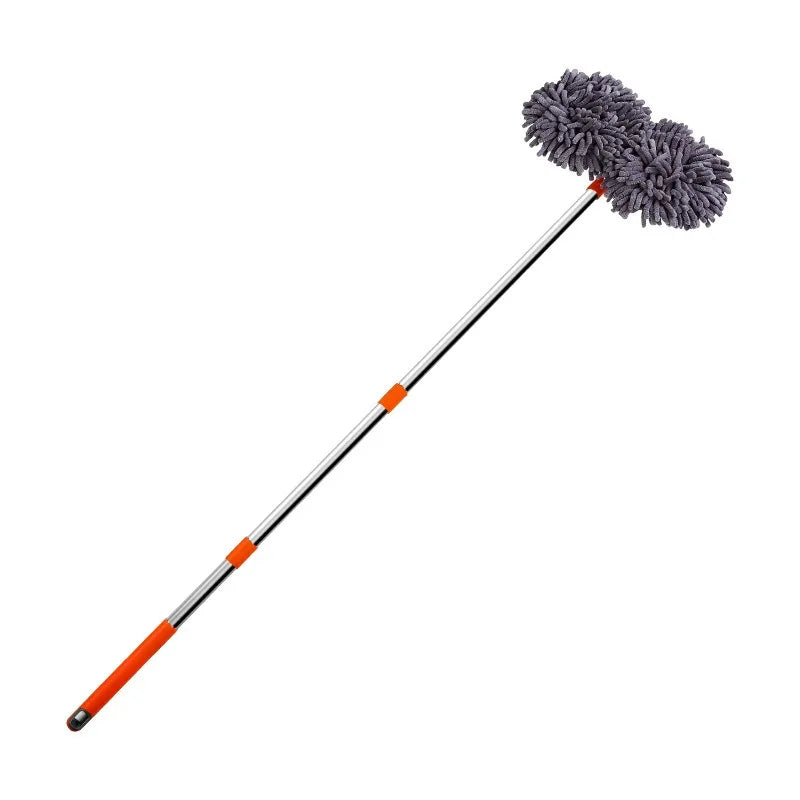 Car Washer Mop Foam Wash Brush Double Brush Head Roof