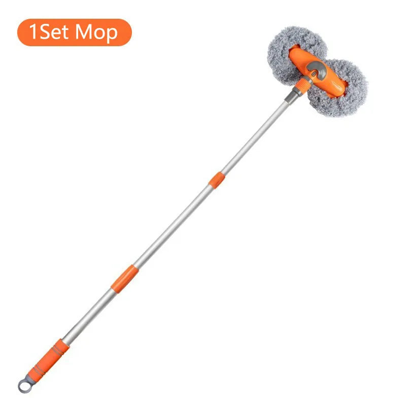 Car Washer Mop Foam Wash Brush Double Brush Head Roof